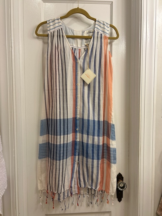 Grass Root Dresses & Skirts - NWT Grass Root Striped Cotton Dress Coverup women’s size 8